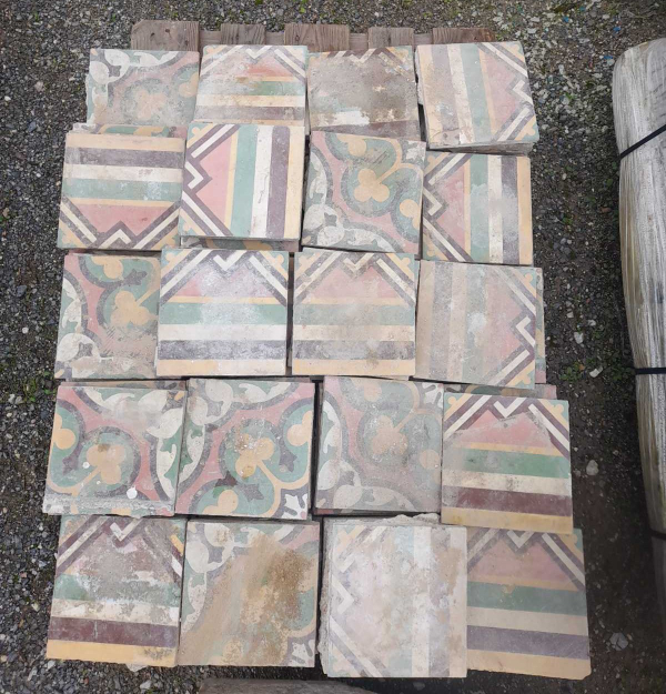 Παλαιά Τσιμεντένια Πλακάκια Δαπέδου 20Χ20