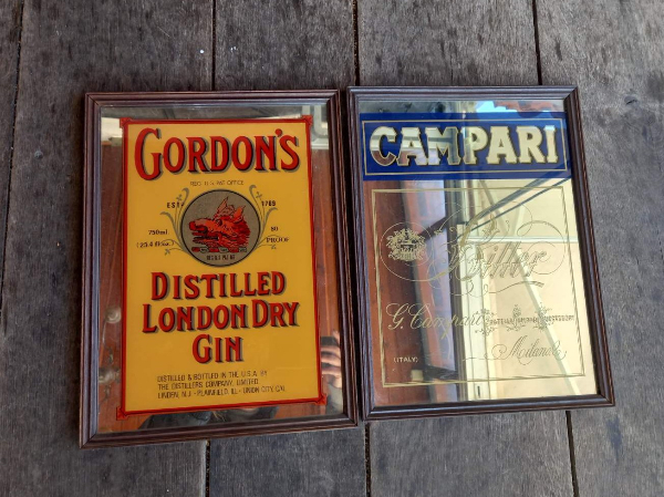 Παλαιοί Διαφημιστικοί Καθρέπτες